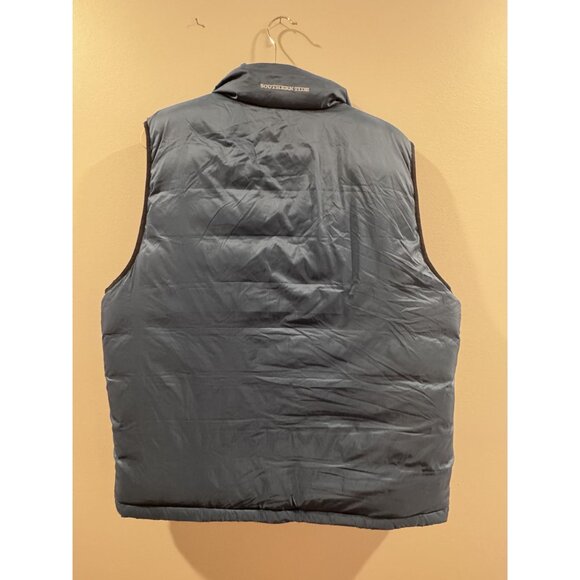 Mens Southern Tide Sport The Skipjack XL Duck Down Feather Vest Blue Nylon - Picture 10 of 10
